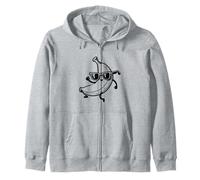 #snirt banana Joe tshirt divertente banana con occhiali da sole danze Felpa con Cappuccio