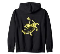 #snirt banana Joe tshirt divertente banana con occhiali da sole danze Felpa con Cappuccio