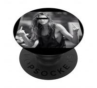 #snirt bella donna mostra il dito medio t-shirt stinkefinger PopSockets PopGrip Adesivo