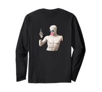 #snirt David statua fa selfie con occhiali da sole gomma da masticare Maglia a Manica