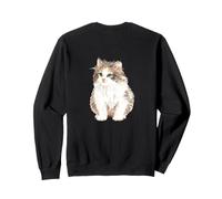 #snirt gatto soffice, simpatico gatto t-shirt gatto stampa gattino Felpa