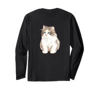 #snirt gatto soffice, simpatico gatto t-shirt gatto stampa gattino Maglia a Manica