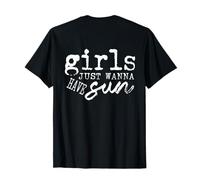 #snirt girls just wanna have fun, maglietta da ragazza con cappuccio Maglietta
