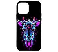 #snirt KI - Maglietta futuristica con corna di cervo Custodia per iPhone 12 mini