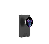 #snirt KI - Maglietta futuristica con corna di cervo PopSockets PopWallet per MagSafe