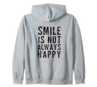 #snirt Lachen Ist Nicht Immer Lustig Backprint Tshirt Felpa con Cappuccio