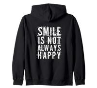 #snirt Lachen Ist Nicht Immer Lustig Backprint Tshirt Felpa con Cappuccio