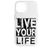 #snirt live your live your life t-shirt, stampa con cappuccio Custodia per iPhone 14