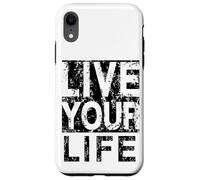 #snirt live your live your life t-shirt, stampa con cappuccio Custodia per iPhone XR