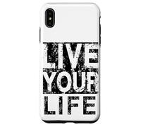 #snirt live your live your life t-shirt, stampa con cappuccio Custodia per iPhone XS Max