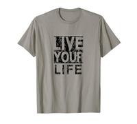 #snirt live your live your life t-shirt, stampa con cappuccio Maglietta