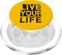 #snirt live your live your life t-shirt, stampa con cappuccio PopSockets PopGrip per MagSafe