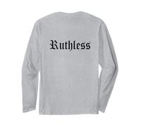 #snirt - Maglietta con Cappuccio, Motivo Ruthless Maglia a Manica