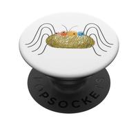#snirt - Maglietta per bambini, motivo: ragno PopSockets PopGrip Adesivo
