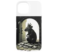 #snirt - Maglietta stampata con scritta "Der Ratenkönig, Rate Custodia per iPhone 15