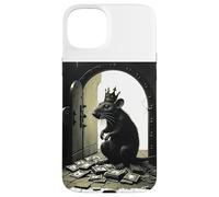 #snirt - Maglietta stampata con scritta "Der Ratenkönig, Rate Custodia per iPhone 15 Plus