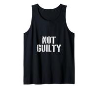 #snirt not guilty - Maglietta con cappuccio, motivo innocente Canotta