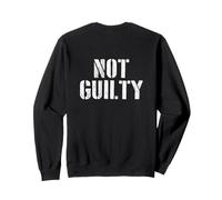 #snirt not guilty T-Shirt Innocenti Hoodie Stampa Free Peace Felpa