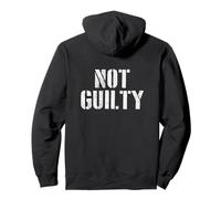 #snirt not guilty T-Shirt Innocenti Hoodie Stampa Free Peace Felpa con Cappuccio