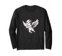 #snirt piccolo angelo denso con freccia e arco Cupido Maglia a Manica
