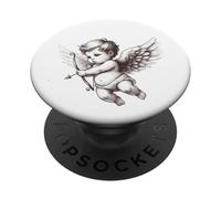 #snirt piccolo angelo denso con freccia e arco Cupido PopSockets PopGrip Adesivo
