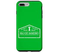 #snirt Rio de Janeiro - Maglietta Brasile, con cappuccio Custodia per iPhone 7 Plus/8 Plus