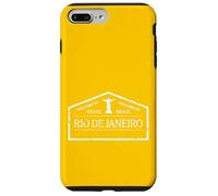 #snirt Rio de Janeiro - Maglietta Brasile, con cappuccio Custodia per iPhone 7 Plus/8 Plus