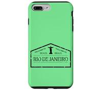 #snirt Rio de Janeiro - Maglietta Brasile, con cappuccio Custodia per iPhone 7 Plus/8 Plus