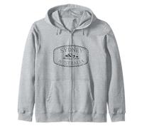 #snirt Sidney t-shirt Australia Down Under Cuscino Sidney Felpa con Cappuccio