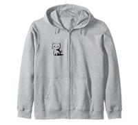 #snirt simpatico gattino T-shirt, simpatici gatti fumetti copertina Felpa con Cappuccio
