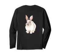 #snirt - T-shirt carina coniglio, motivo cuscino coniglio Maglia a Manica