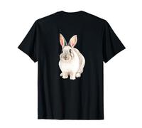 #snirt - T-shirt carina coniglio, motivo cuscino coniglio Maglietta