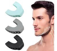 SNISHET Esercitore per mascella, per donne e uomini, per allenare la mascella e modellare la mascella, riduttore doppio mento, snellisce il viso e il collo, definisce la linea mascella (multicolore)