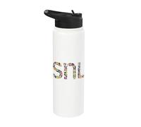 SNL Logo Character Collage Stainless Steel Insulated Water Bottle