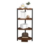SNMIT Librerie Ad Angolo Aperto, Mensola Angolare Alta Indipendente, Libreria Angolare A L,spazio Di Archiviazione A 3/4/5 Livelli For Soggiorno,casa E Piccoli Spazi(100x30x30cm)