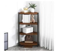 SNMIT Librerie Ad Angolo Aperto, Mensola Angolare Alta Indipendente, Libreria Angolare A L,spazio Di Archiviazione A 3/4/5 Livelli For Soggiorno,casa E Piccoli Spazi(80x30x30cm)