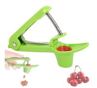 Snocciolatore di Ciliegie, Tocciolatore di ciliegie, tocciolatore manuale per frutta, snocciolatore di frutta, sminuzzatore di frutta, sminuzzatore di frutta (Verde)