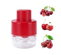 Snocciolatore per ciliegie 7 in 1, portatile, con design ergonomico a pressione, per rimuovere le pietre per ciliegie multiple