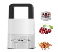 Snocciolatore per olive, dispositivo a spinta, snocciolatore per frutta con paraspruzzi - per datteri d'oliva, produzione di marmellate, pasticceria, frutta