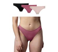 Snocks Mutande Donna Cotone 3X Intimo Perizoma Slip Tanga (3X Mix 2, M)