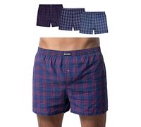 Snocks Pacco 3 Boxer Uomo Lunghi in Cotone Bio - Mutande Uomo Senza Etichette Irritanti - Boxer Pack Taglia S-4XL