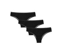Snocks Perizoma Donna Pizzo 3X Mutande Cotone Intimo Slip