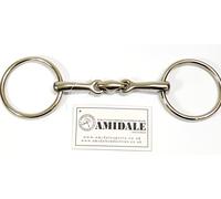 Snodato Losanghe Grasso Collegamento Acciaio Inox Morso da Cavallo BNWT AMIDALE