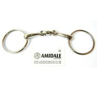 Snodato Losanghe Grasso Collegamento Acciaio Inox Morso da Cavallo BNWT AMIDALE