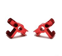 Snodi di sterzo in metallo per auto radiocomandate, compatibili con WLTOYS 144001, scala 1:14, per migliorare la rigidità dell'asse anteriore e la traduzione dell'ingresso dello sterzo (rosso)