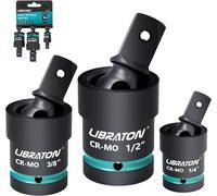 Snodo a Bussola Universale, 3Pz Adattatori per Bussola, Giunto Girevole a 360° C