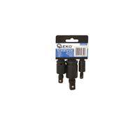SNODO CARDANICO SET 3pz 1/2"-1/4"-3/8" GIUNTO SFERICO CR-Mo GEKO G10521