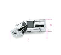 SNODO CON ATTACCHI QUADRO MASCHIO E FEMMINA 3/8" CROMATO ART. 910/25