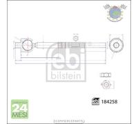 Snodo giunto assiale scatola sterzo Febi Anteriore per OPEL INSIGNIA B