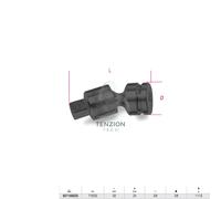Snodo Macchina Attacco Quadro Maschio Femmina 3/8" - Beta 710/25